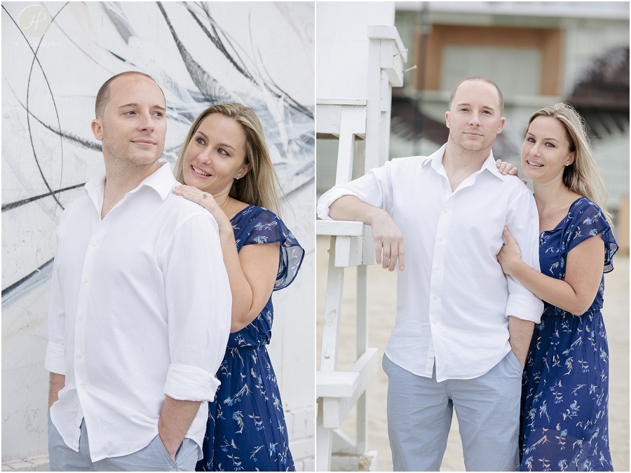  couple in Asbury Park engagement session jersey shore 