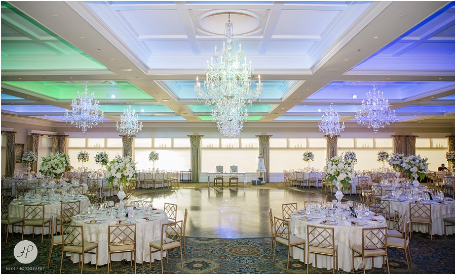  reception hall ballroom at clarks landing yacht club wedding