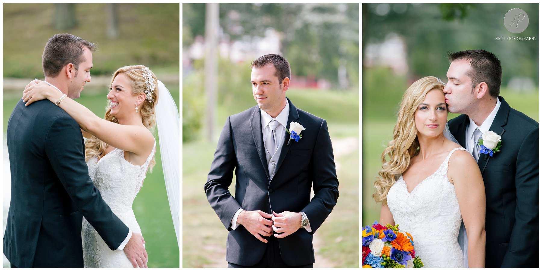 first look at spring lake at clarks landing yacht club wedding in new jersey