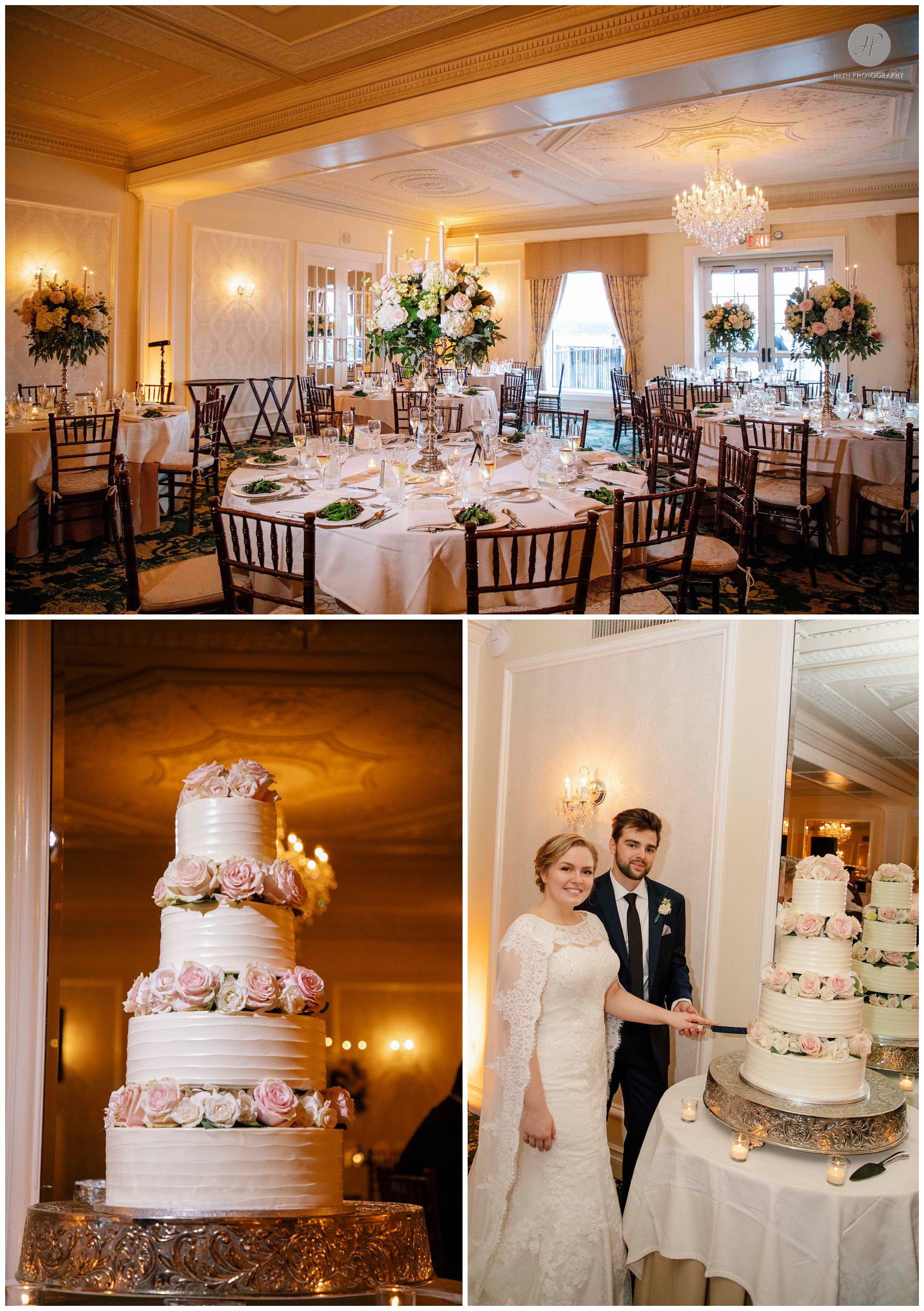 ballroom details at molly pitcher inn wedding in new jersey 
