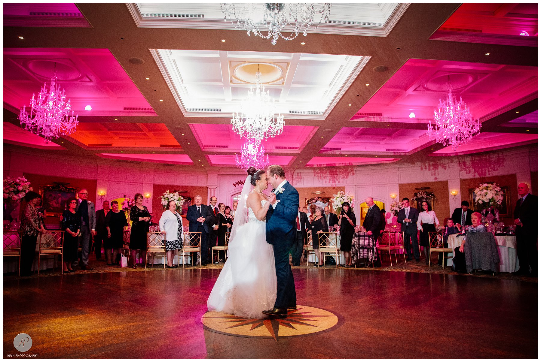 first dance at clarks landing yacht club wedding in point pleasant new jersey 