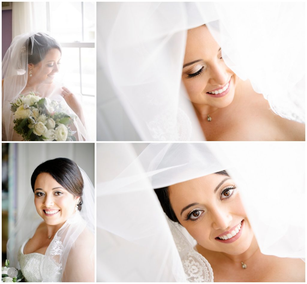 portraits and veil shots of bride