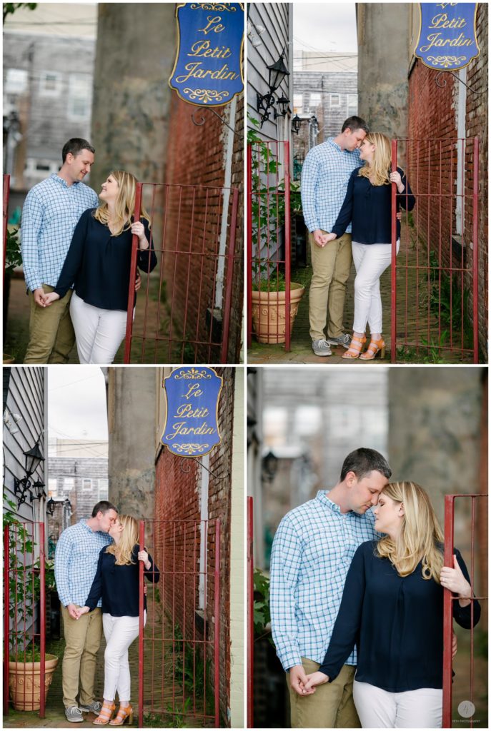 red bank engagement photos