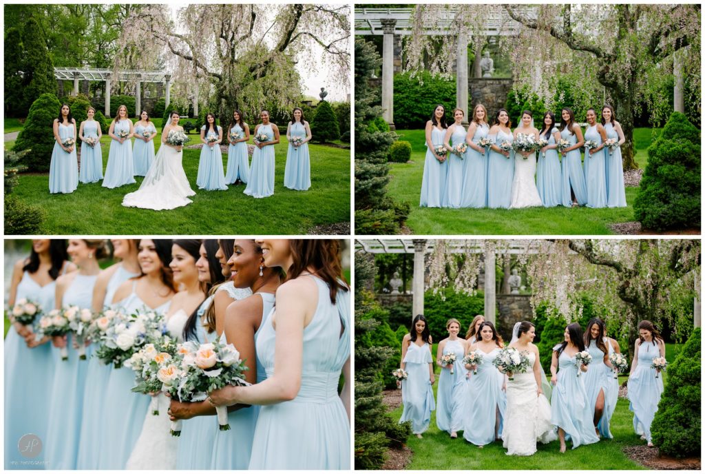 bridesmaids photo at delbarton prep