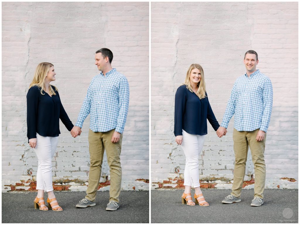 red bank engagement photos