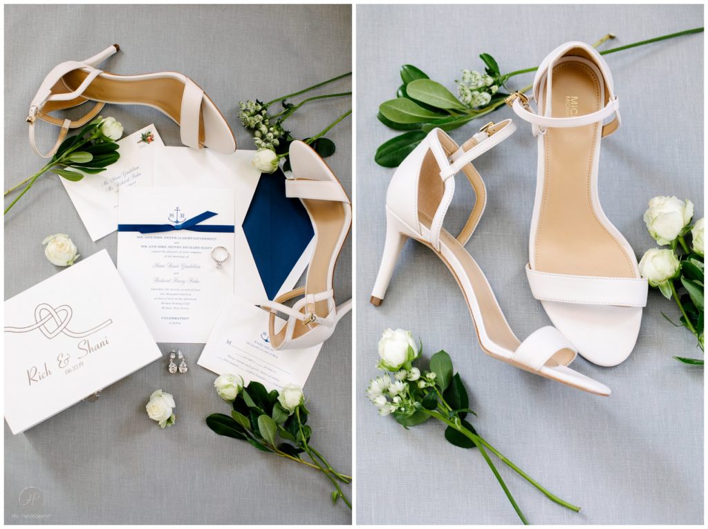 wedding details and shoes